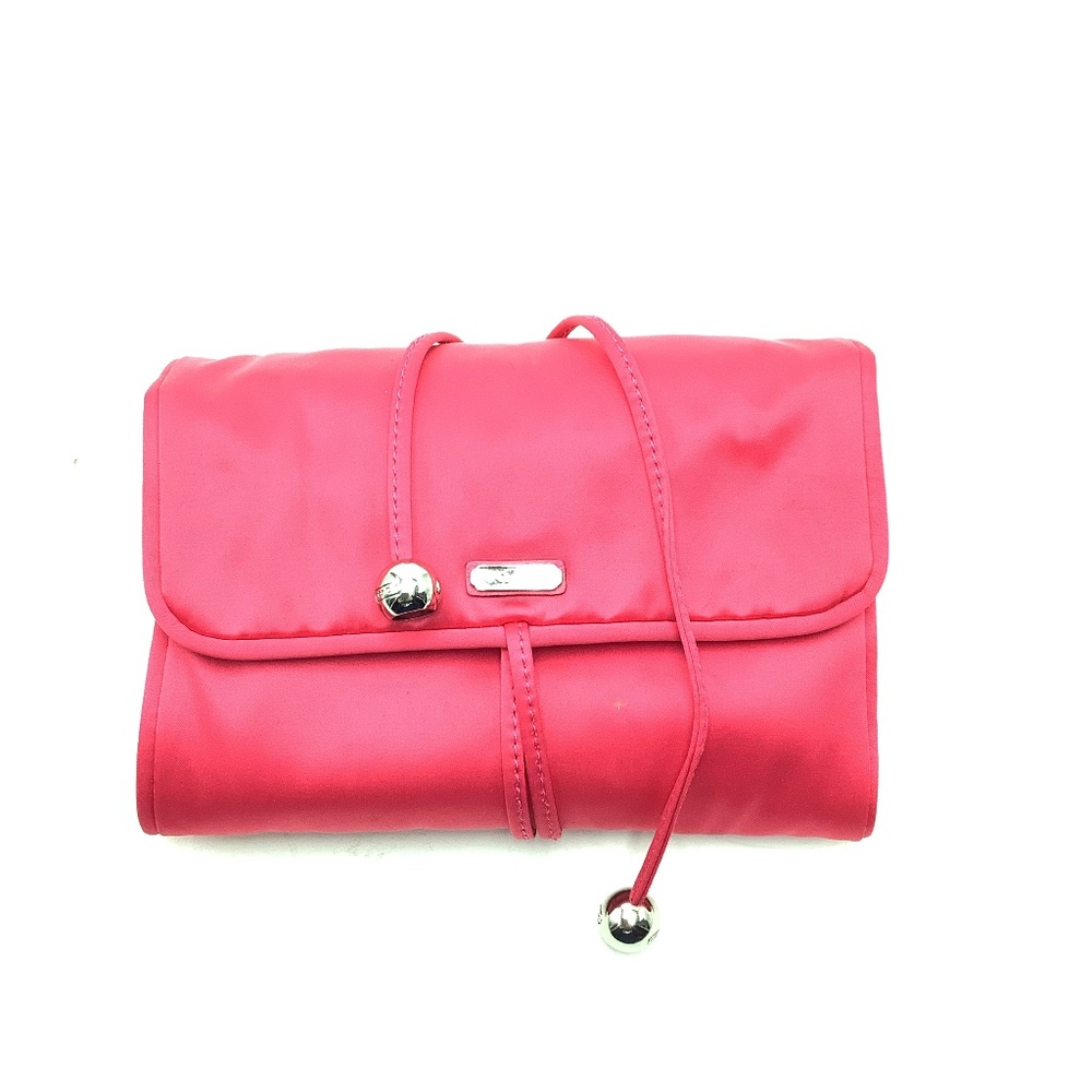 Coach Pink Satin Jewelry Holder